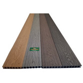 3 m 140 × 25 mm Hollow‑Core WPC Composite Decking Board – 3D Wood‑Grain (Single‑Sided)