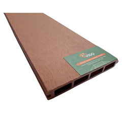 1.76 m 156 × 22.5 mm 3D-Embossed Composite Fence Board – Deep Wood-Grain Finish