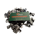 Stainless‑Steel Hidden Fixing Clip Set – 100 Clips for 23–26 mm Composite Decking