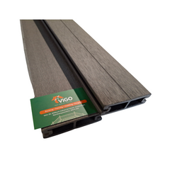 1.76 m 90 × 22.5 mm Co‑Extruded Composite Fencing Board – Double‑Grooved Edge