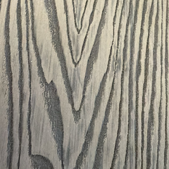 3 m Deep 3D-Embossed WPC Decking Board — Ash Grey (140 × 25 mm)