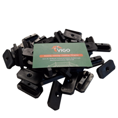 Stainless‑Steel Starter / End Decking Clips – Pack of 100 for Grooved Composite Boards