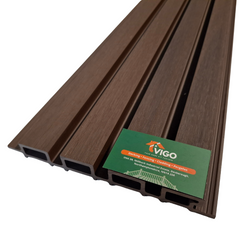 3 m 219 × 26 mm Solid WPC Composite Wall‑Cladding Board – Slatted Profile