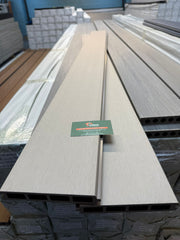 1.76 m 150 × 22.5 mm 3D-Embossed Composite Fence Board – Deep Wood-Grain Finish