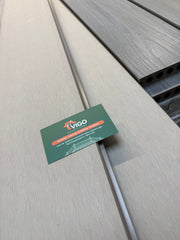 1.76 m 150 × 22.5 mm 3D-Embossed Composite Fence Board – Deep Wood-Grain Finish