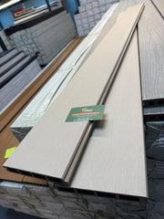 1.76 m 150 × 22.5 mm 3D-Embossed Composite Fence Board – Deep Wood-Grain Finish