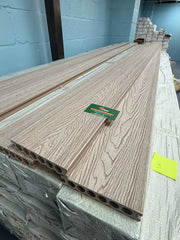 3 m 140 × 25 mm Hollow‑Core WPC Composite Decking Board – 3D Wood‑Grain (Single‑Sided)