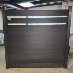 156 × 22.5 mm Co-Extruded Composite Fence Board Set – 12-Board Pack (Options With or Without Accessories)