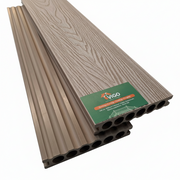 WPC Composite Decking Boards – Off White 3D | B Series | 140mm x 25mm x 3m | Vigo Home