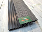 WPC Composite Decking Boards – Grey 3D | Round Hollow | 140mm x 25mm x 3m | Vigo Home