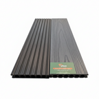 WPC Composite Decking Boards – Light Grey | Single-Sided Extruded (140mm x 23mm x 3m)