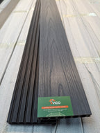 WPC Composite Decking Boards – Light Grey | Single-Sided Extruded (140mm x 23mm x 3m)