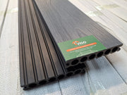 WPC Composite Decking Boards – Light Grey | Single-Sided Extruded | 140mm x 23mm x 3m | Vigo Home