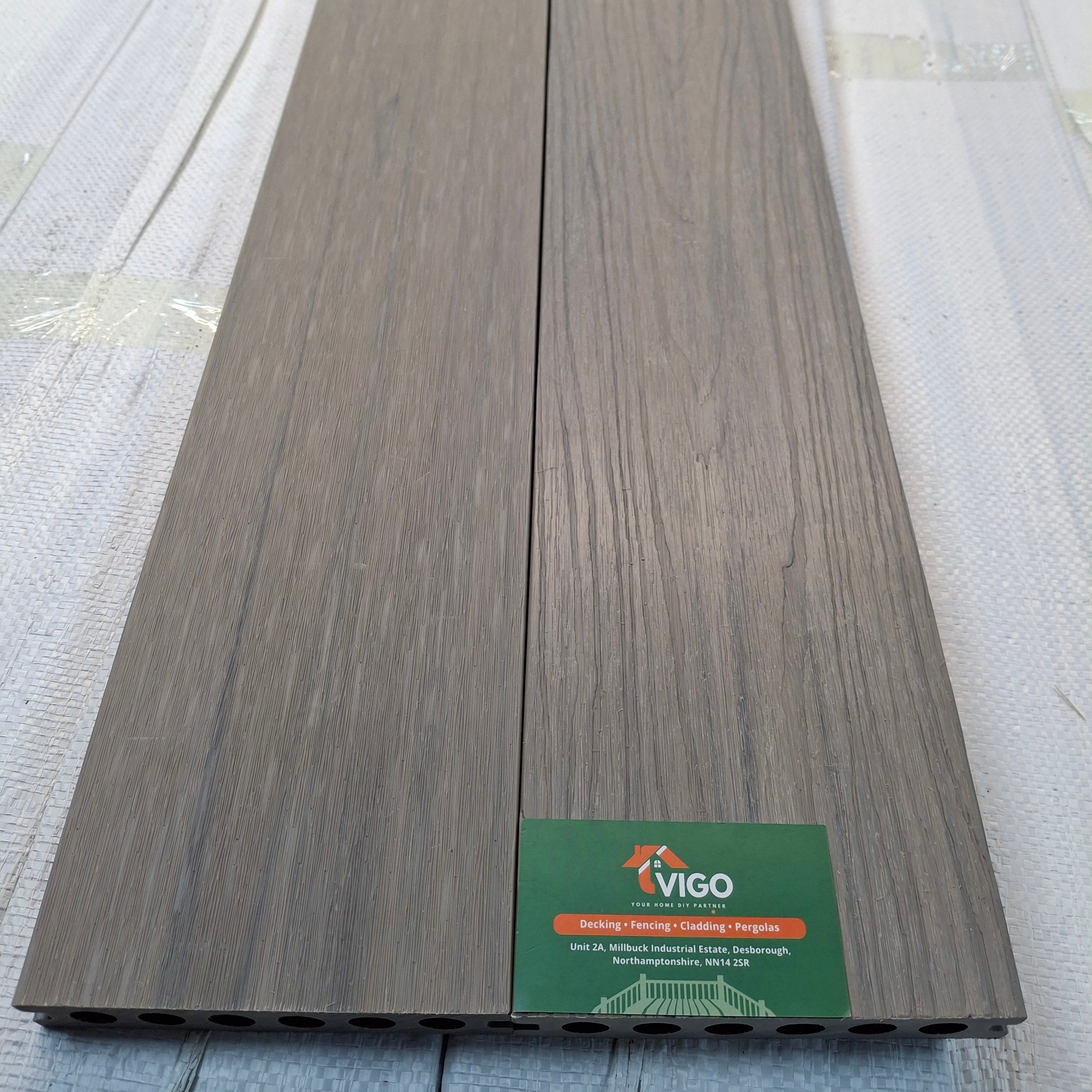 WPC Composite Decking Boards – Ancient Wood | Double-Sided Gen 2 (138mm x 23mm x 3m)
