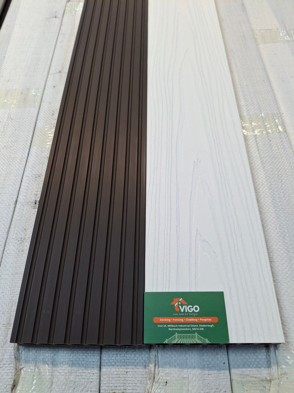 WPC Composite Decking Boards – White | Gen 2 (148mm x 23mm x 3m)