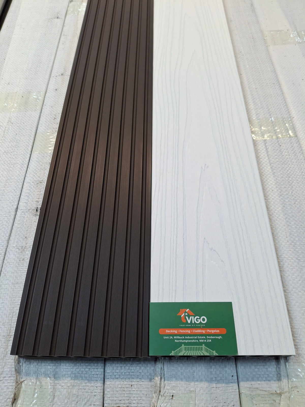 WPC Composite Decking Boards – White | Gen 2 | 148mm x 23mm x 3m | Vigo Home