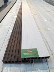 WPC Composite Decking Boards – White | Gen 2 | 148mm x 23mm x 3m | Vigo Home