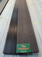 3D WPC Composite Decking Boards – Dark Coffee | Square Hollow (140mm x 25mm x 3m)