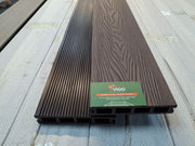 WPC Composite Decking Boards – Dark Coffee 3D | Square Hollow | 140mm x 25mm x 3m | Vigo Home
