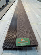 3D WPC Composite Decking Boards – Dark Coffee | Square Hollow (140mm x 25mm x 3m)