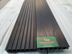 WPC Composite Decking Boards – Black | Single-Sided Extruded (140mm x 23mm x 3m)