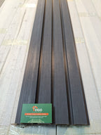 WPC Fluted Wall Cladding Panels – Grey | Gen 2 (219mm x 26mm x 3m)