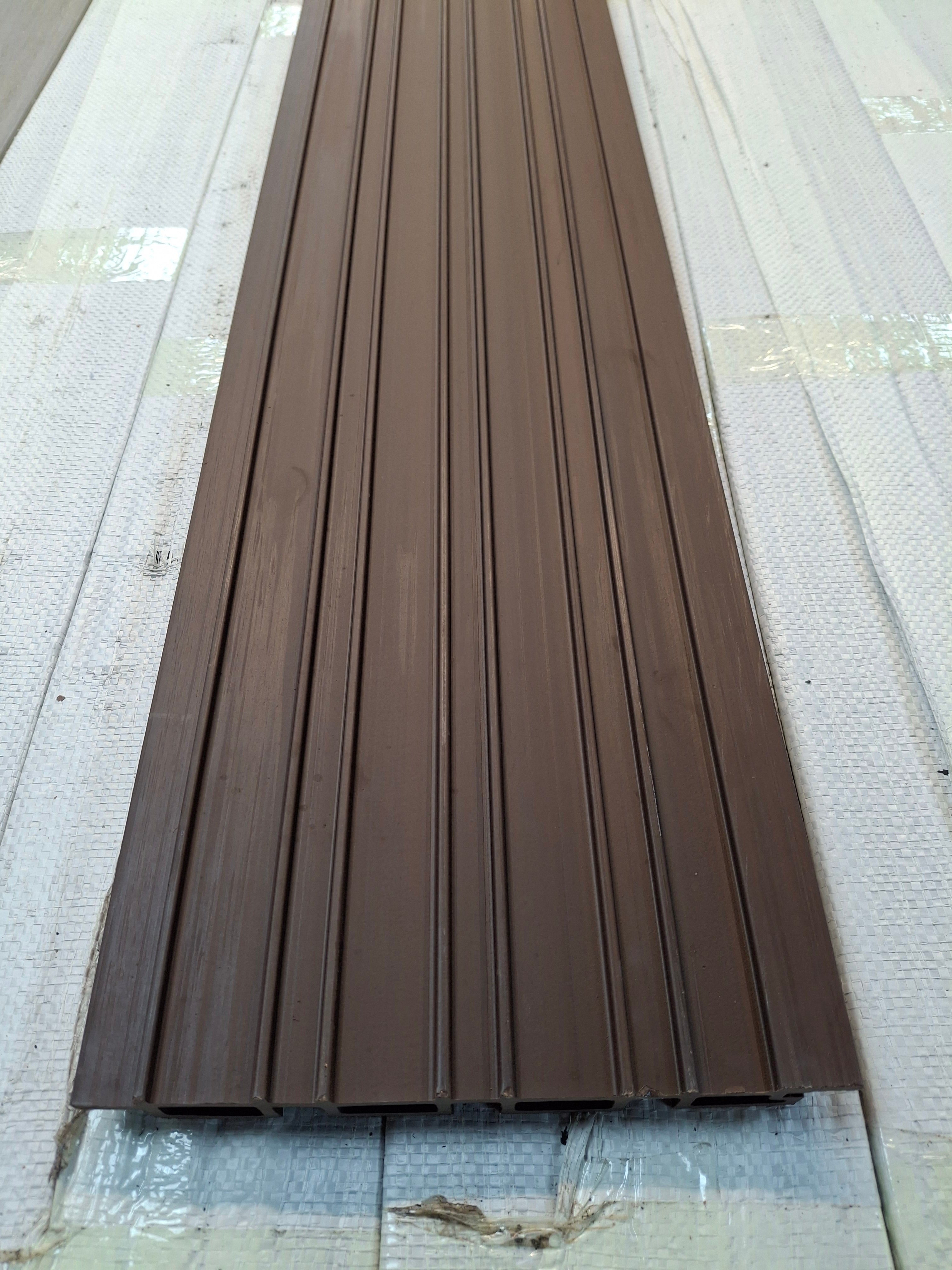 WPC Fluted Wall Cladding Panels – Coffee | Gen 2 (219mm x 26mm x 3m)