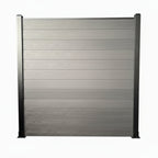 WPC Composite Fence Panel Set – Grey (156mm x 22.5mm x 1.76m)