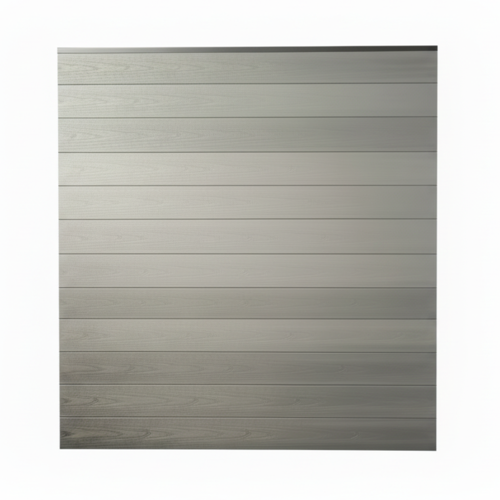 WPC Composite Fence Panel Half-Set – Grey (156mm × 22.5mm × 1.76m)