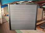 WPC Composite Fence Panel Set – Grey (156mm x 22.5mm x 1.76m)