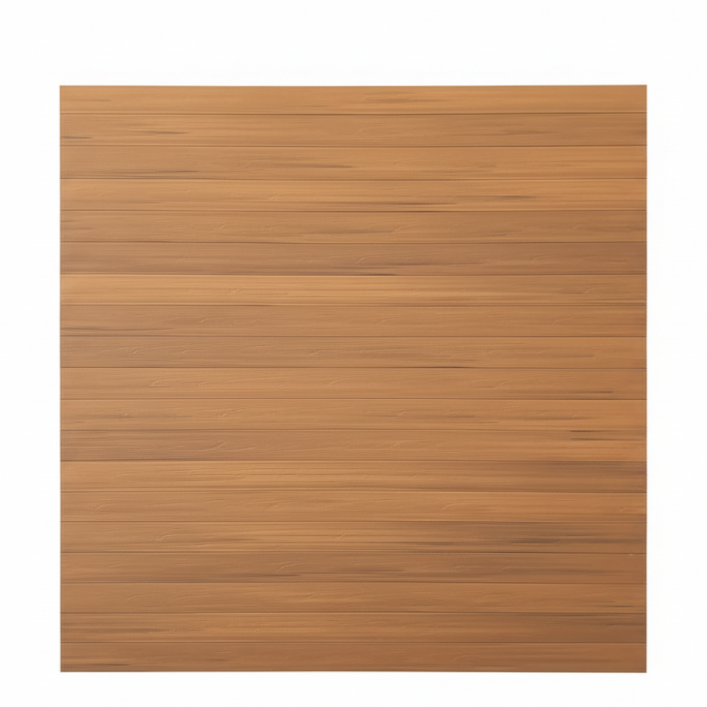 WPC Composite Fence Panel Half-Set – Teak (90mm × 22.5mm × 1.76m)