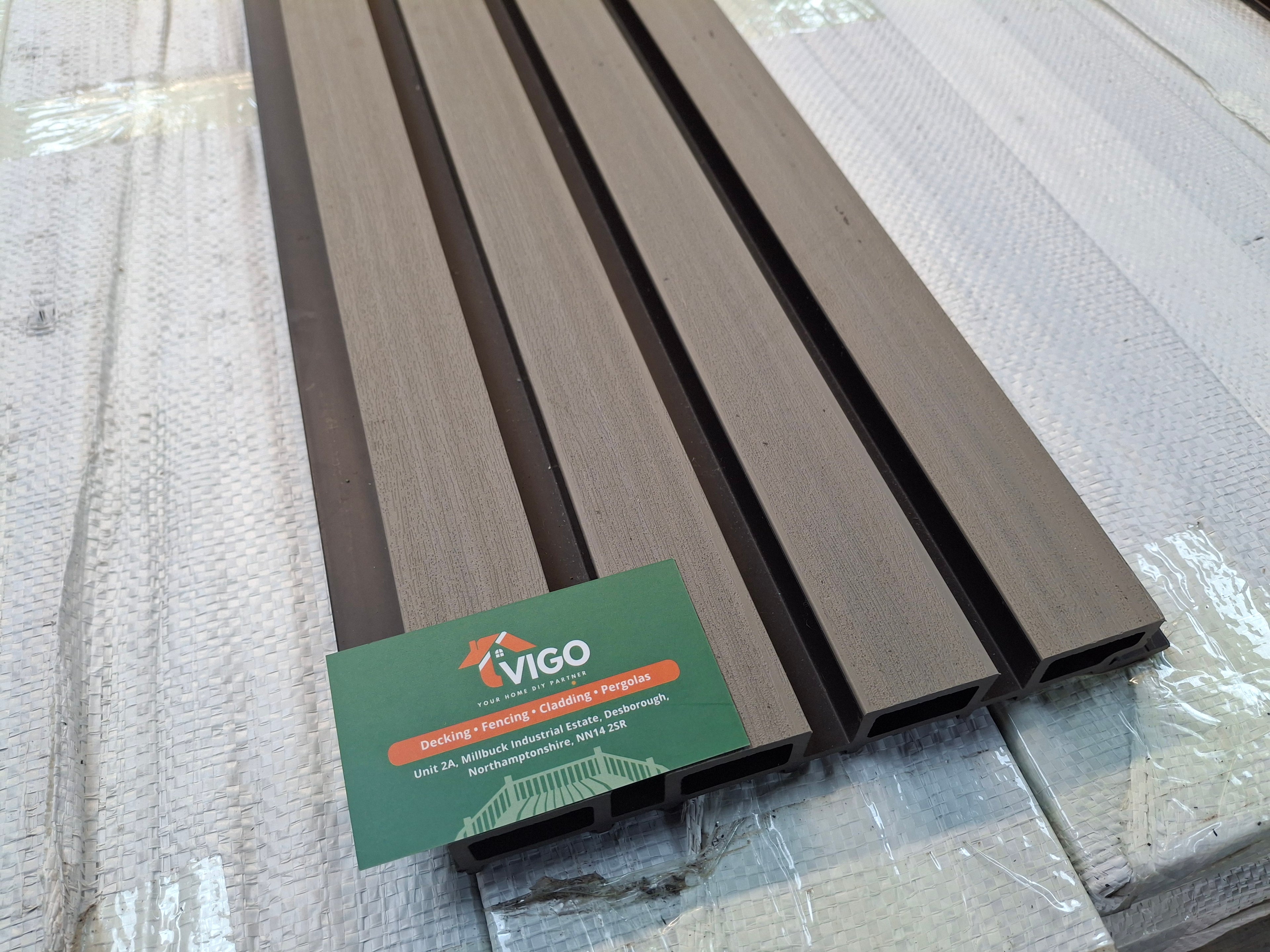 WPC Fluted Wall Cladding Panels – Ancient Wood | Gen 1 (219mm x 26mm x 3m)