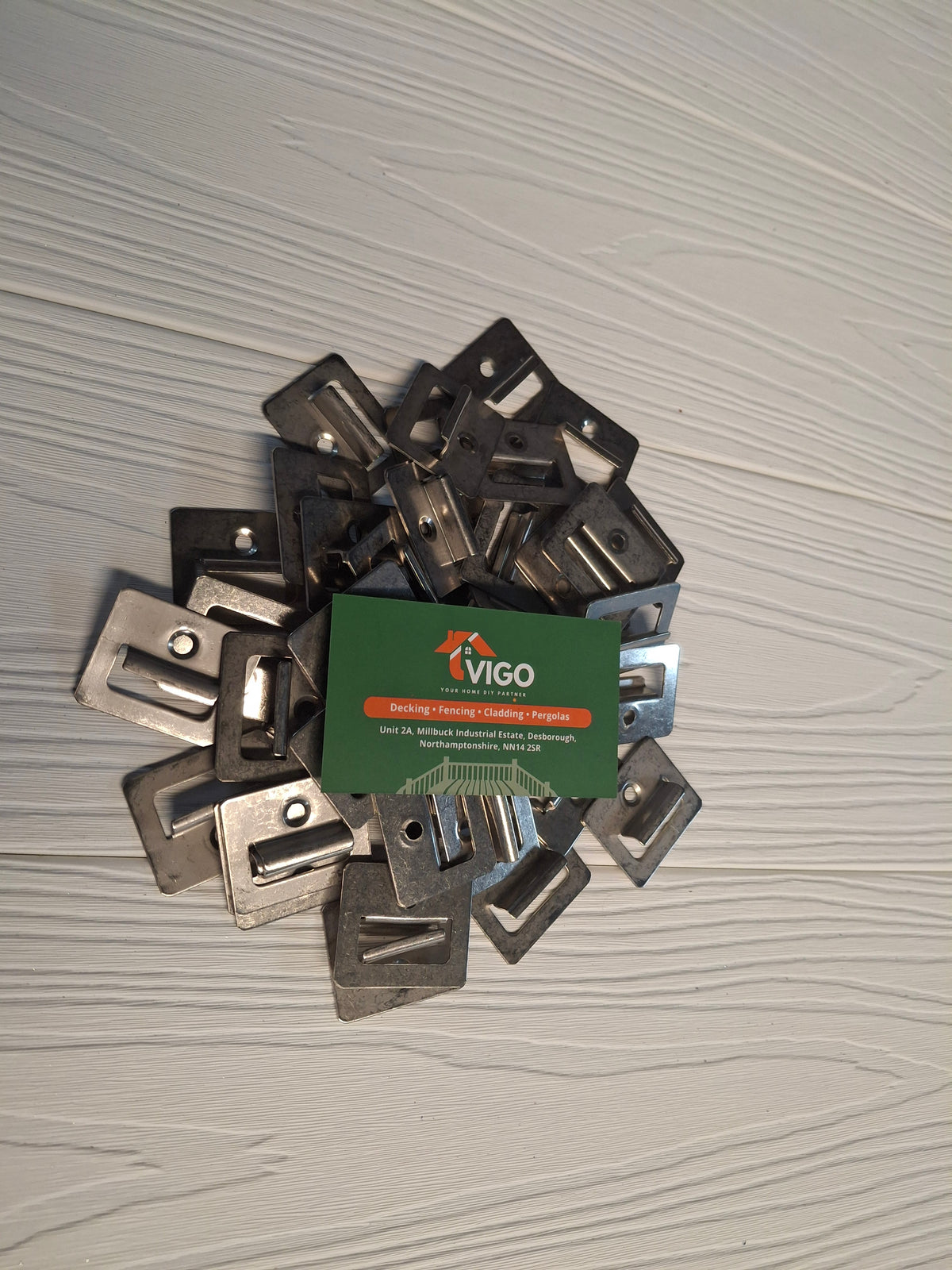 WPC Cladding Fixing Clips – Stainless Steel (Pack of 20)