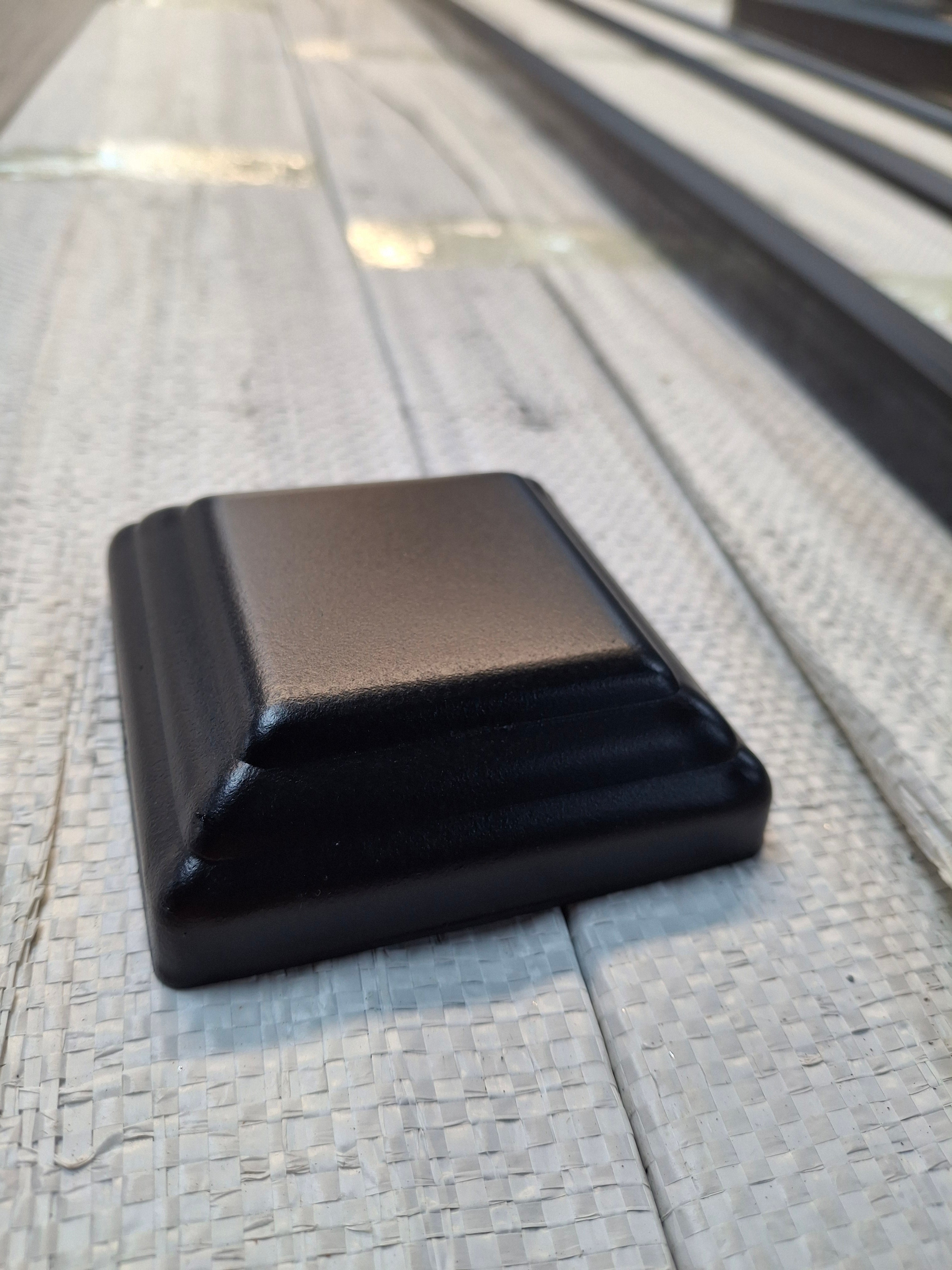 Fence Post Top Cap – Black | Composite Fencing Finishing Cap