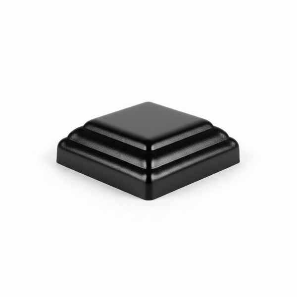 Fence Post Top Cap – Black | Composite Fencing Finishing Cap