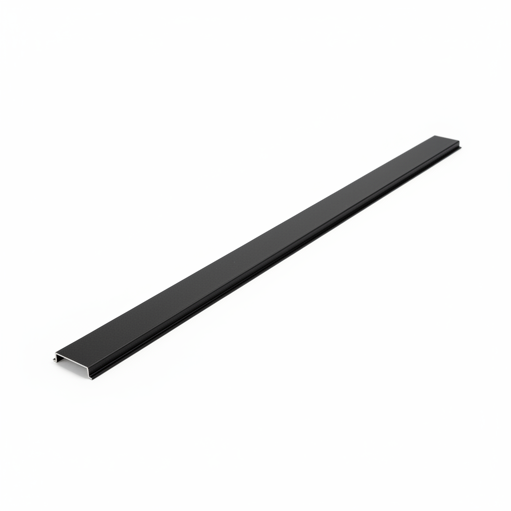 WPC Composite Fence Panel Half-Set – Black (156mm × 22.5mm × 1.76m)