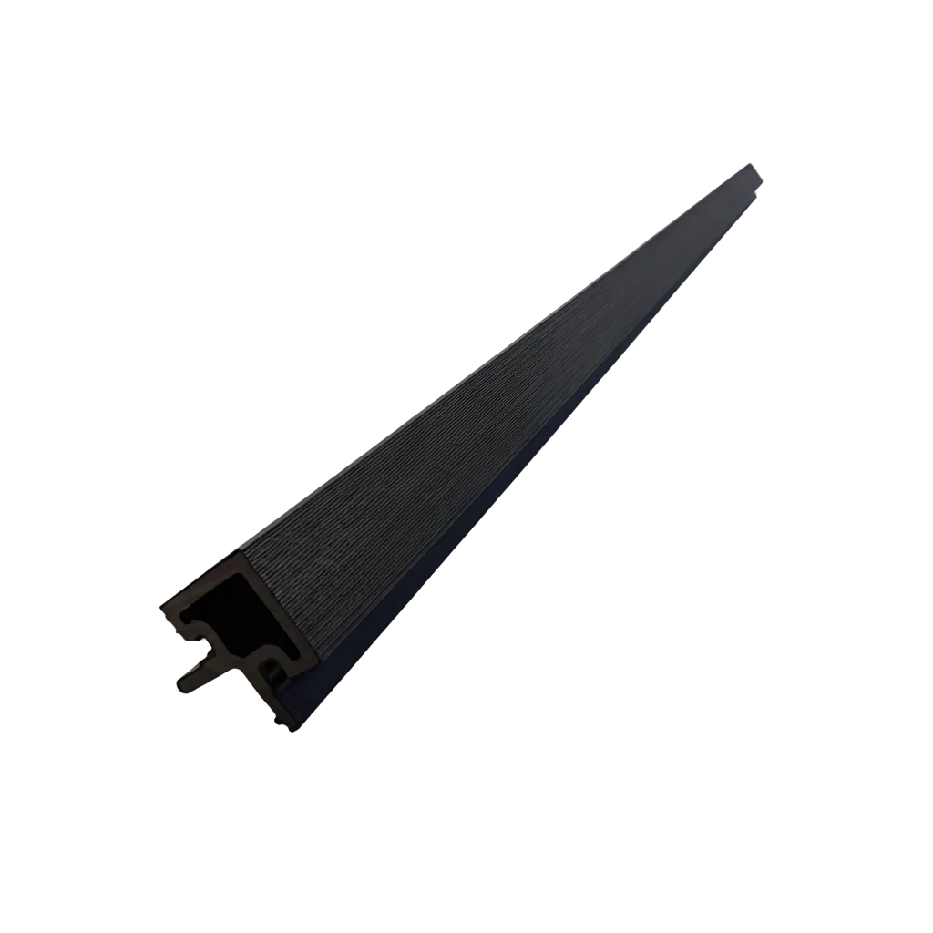WPC Cladding Trim – Black (3m Finishing Profile)
