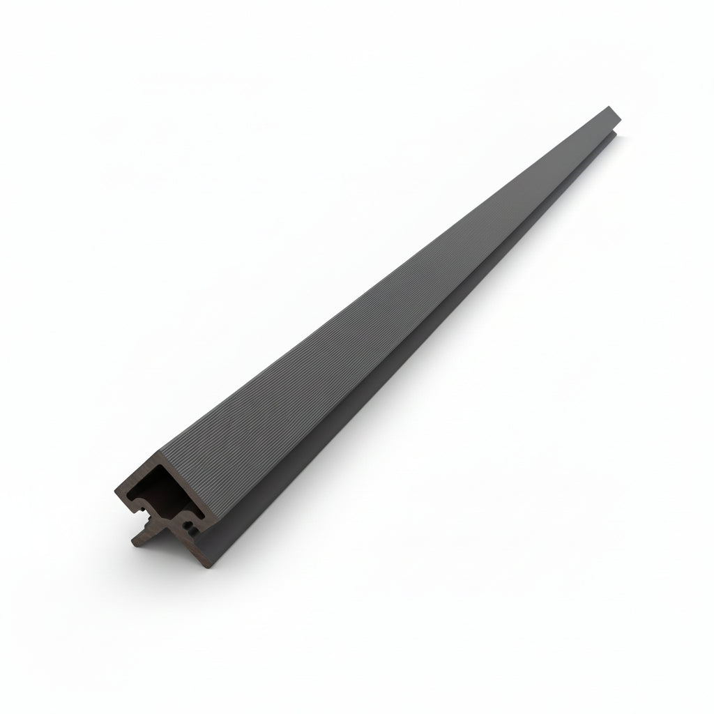 WPC Cladding Trim – Grey (3m Finishing Profile)