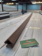 WPC Cladding Trim – Dark Coffee (3m Finishing Profile)