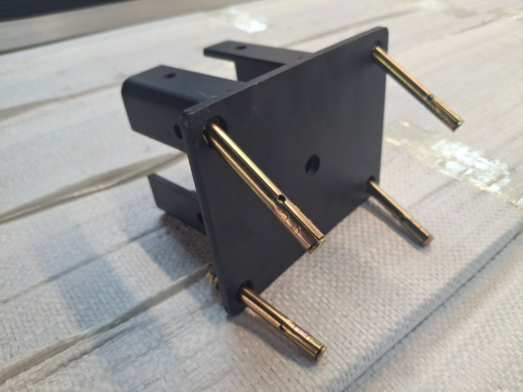 Fence Post Base Anchor Bolts & Fixings (Pack of 4) – For Metal Fence Stands