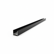 WPC Composite Fencing Top/Bottom Rail – Aluminium Support Rail (Black Only)