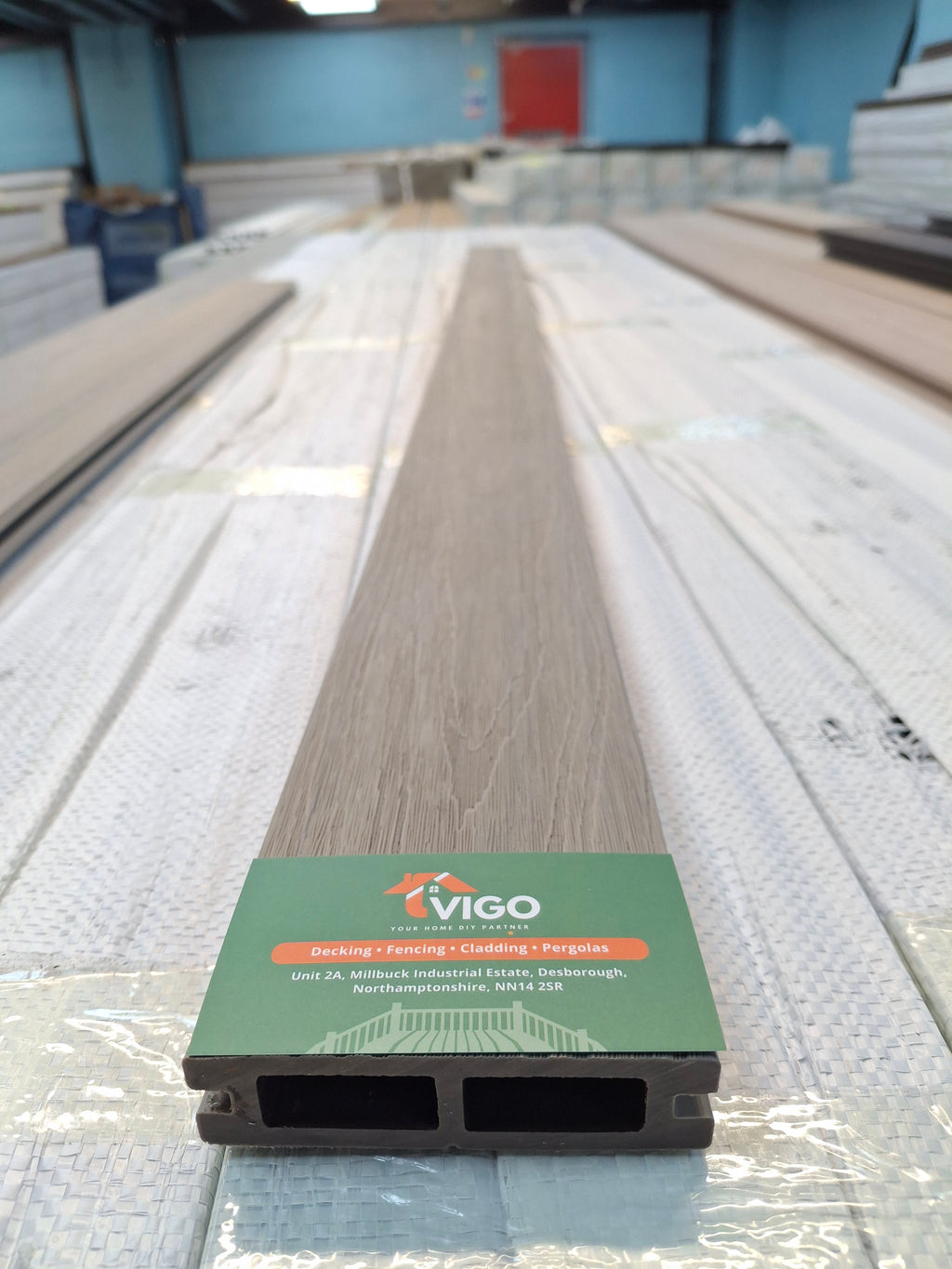 WPC Composite Fence Panel – Ancient Wood (90mm × 22.5mm × 1.76m)