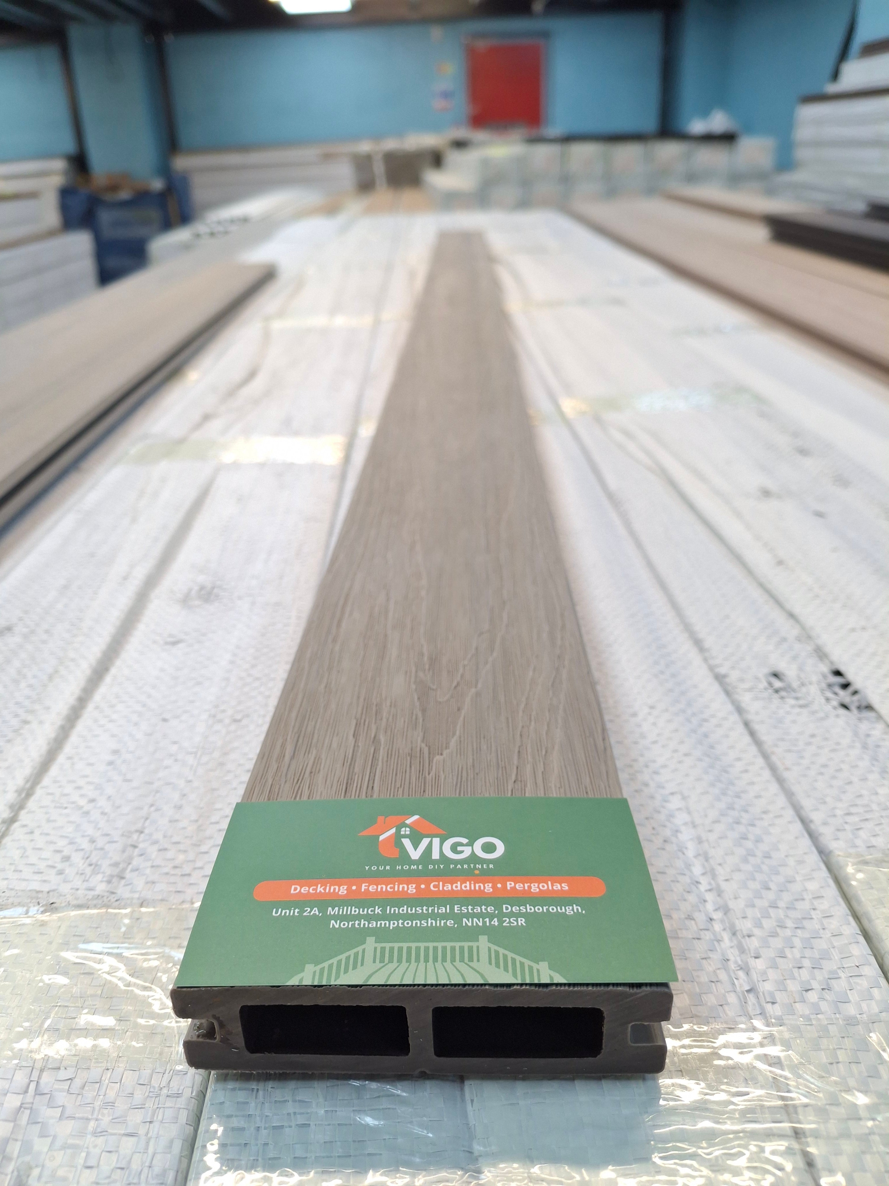 WPC Composite Fence Panel – Ancient Wood (90mm × 22.5mm × 1.76m)