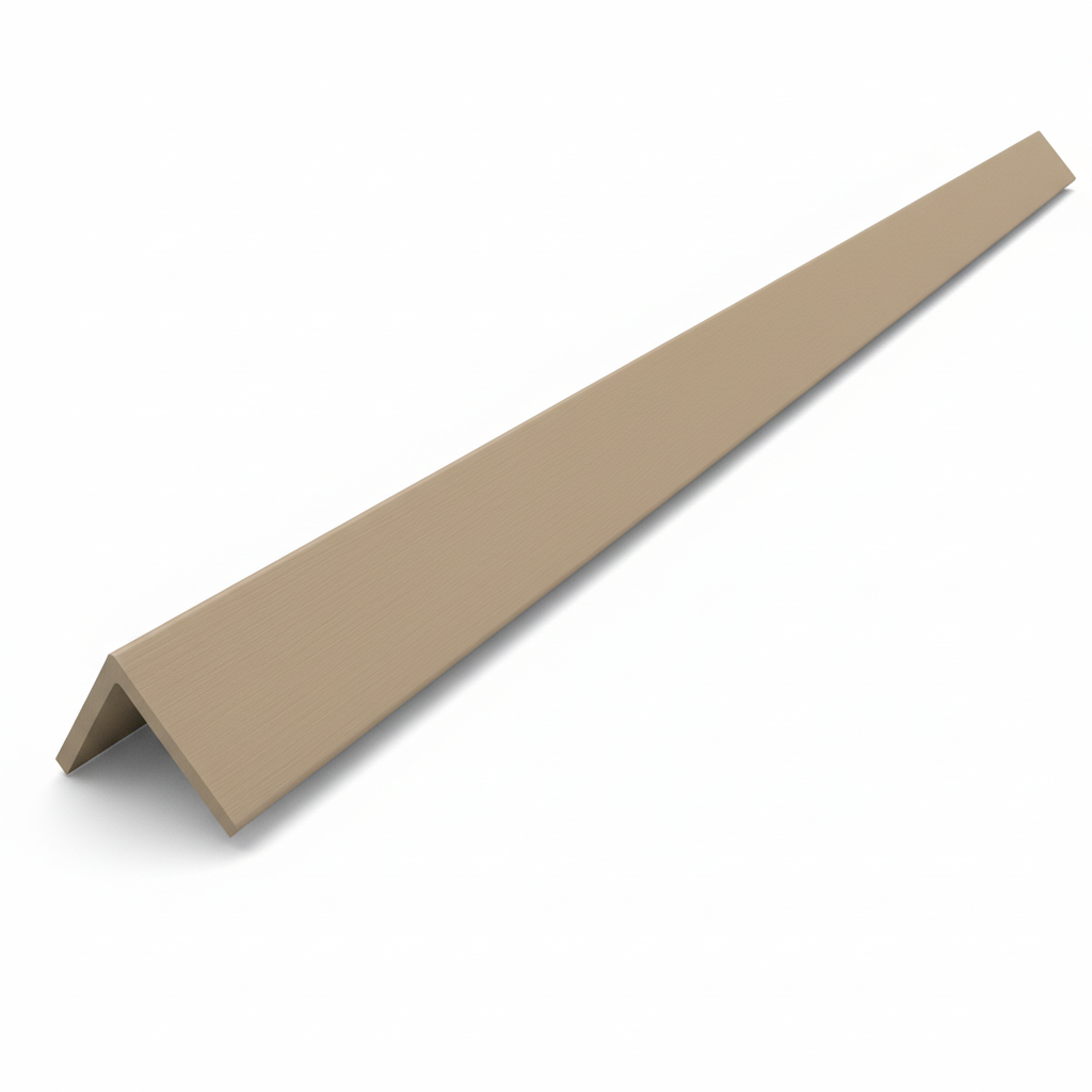 WPC Composite Decking L-Trim – Matt Teak (3.0 m)