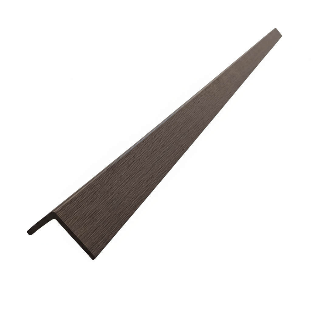 WPC Composite Decking L-Trim – Dark Coffee (3.0 m)