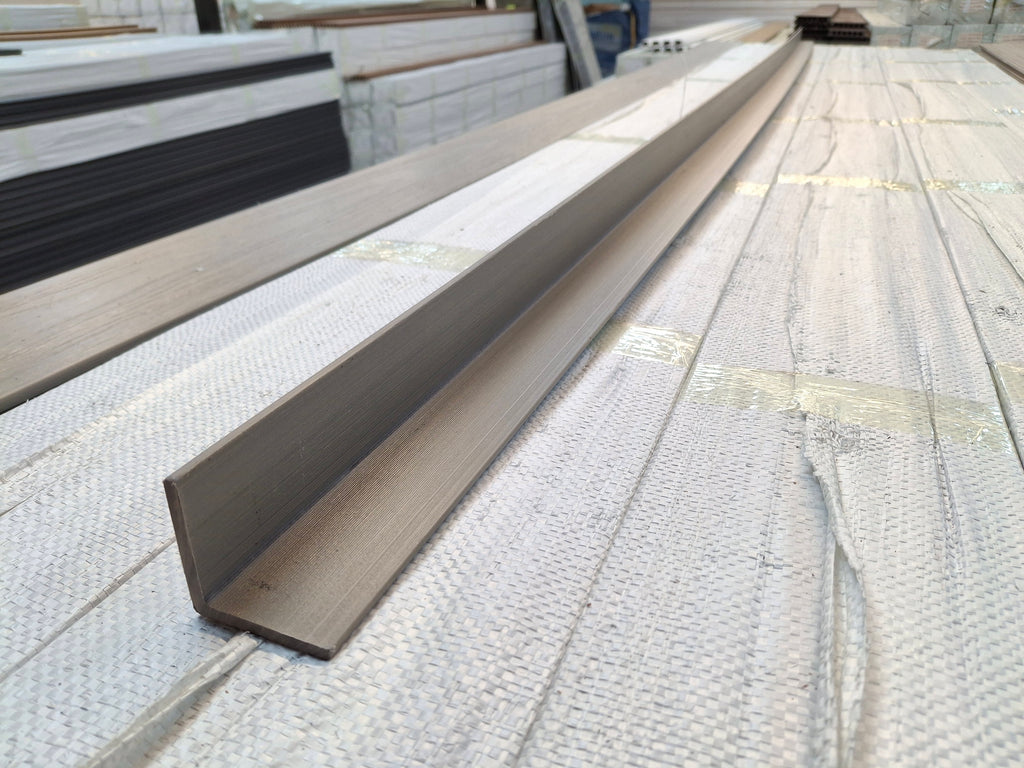 WPC Composite Decking L-Trim – Ancient Wood (3.0 m)