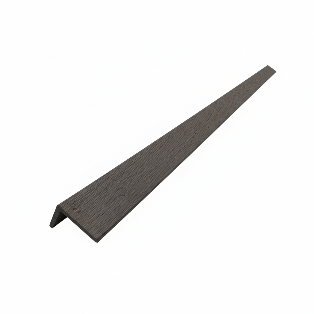 WPC Composite Decking L-Trim – Black (3.0 m)