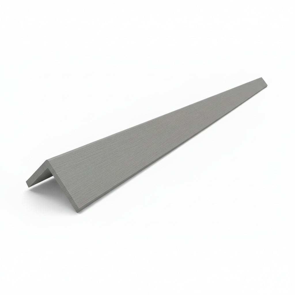 WPC Composite Decking L-Trim – Grey Matt (3.0 m)