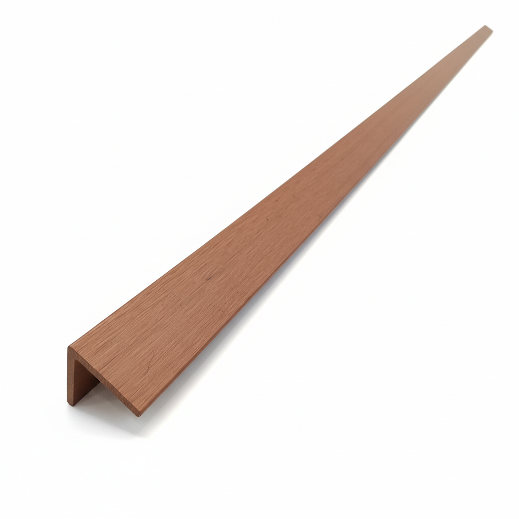 WPC Composite Decking L-Trim – Red Brown (3.0 m)