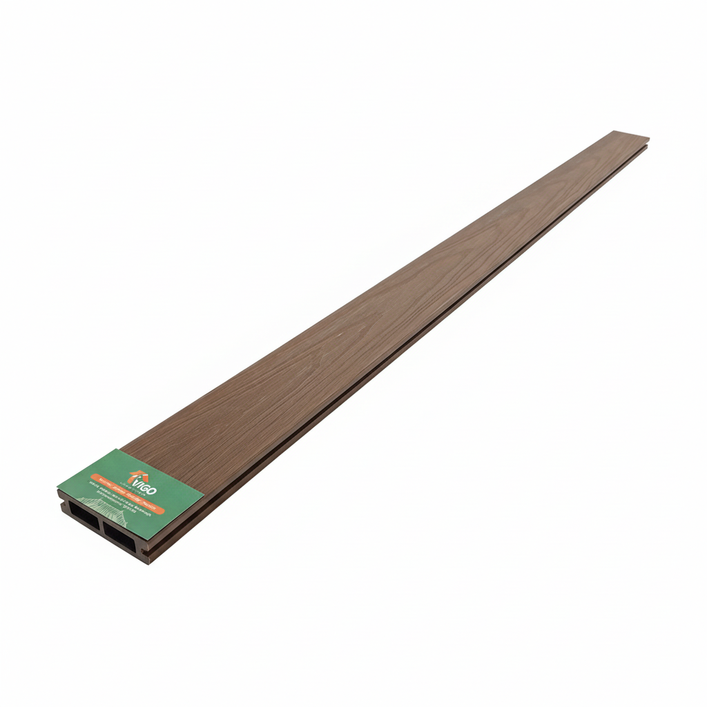 WPC Composite Fence Panel – Coffee (90mm × 22.5mm × 1.76m)